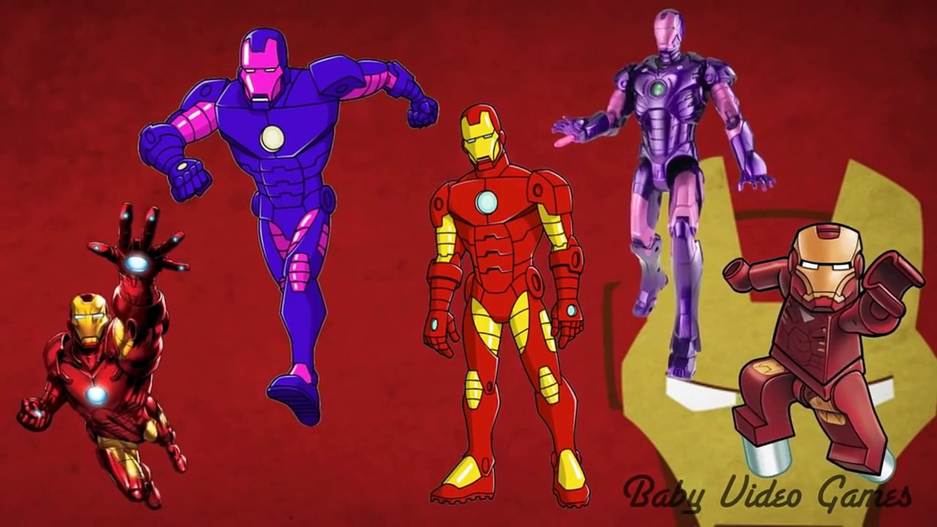 ⁣Cartoons Songs iron man   Finger Family Kids Cartoon   Fan Made