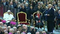 Saluto del Presidente Napolitano a Sua Santità Benedetto XVI