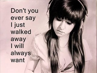 Christina Grimmie - Wrecking Ball (Lyrics)