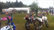 championnat  moto enduro   -Moirans -en - Montagne  ( 39 )  lulu du jura