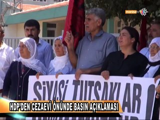 HDP’DEN CEZAEVİ ÖNÜNDE BASIN AÇIKLAMASI