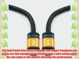 IBRA? ORANGE High Speed HDMI Kabel mit Ethernet 1m (HDMI 1.4a / 2.0 Kompatibel 4k x 2k ULTRA