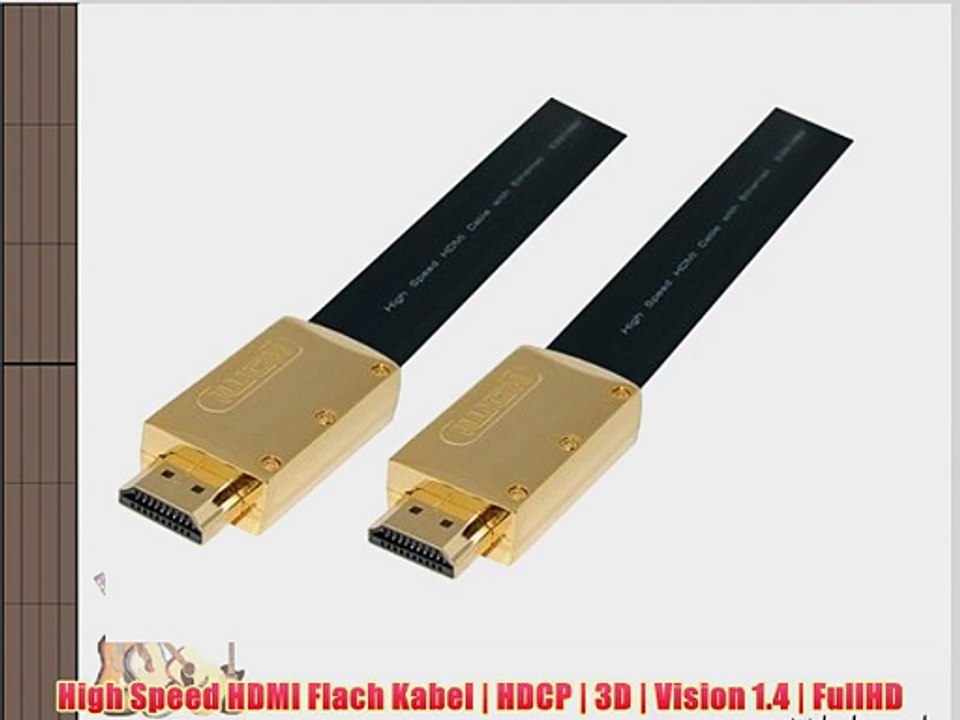 15m SunshineTronic HighEnd HDMI Flach Kabel mit Ethernet | Audio R?ckkanal | 3D | Neueste Version
