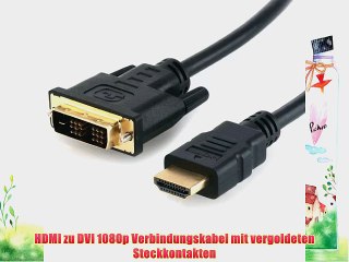 deleyCON HDMI zu DVI Kabel - [125m] - 3D Ready - [125 meter]