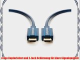 Clicktronic Casual Standard HDMI Kabel mit Ethernet (Full HD 3D-TV ARC 15m)