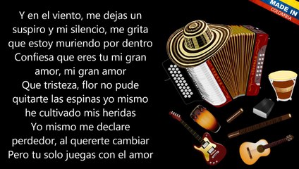 No pude quitarte las espinas La Decision Vallenata (Letra)