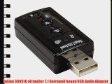 InLine 33051C virtueller 7.1 Surround Sound USB Audio Adapter