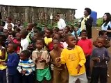 AIDS orphans giving thanks in Swaziland