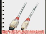 LINDY 30878 - Vergoldet Premium Firewire-Kabel - 6 Pol-Stecker an 4 Pol-Stecker - 25m