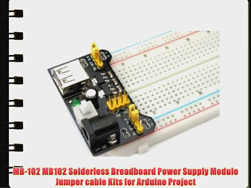 MB-102 MB102 Solderless Breadboard Power Supply Module Jumper cable Kits for Arduino Project