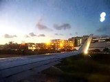 SXM Caribbean Airlines 737-800 Take-Off Philipsburg St. Maarten Boeing