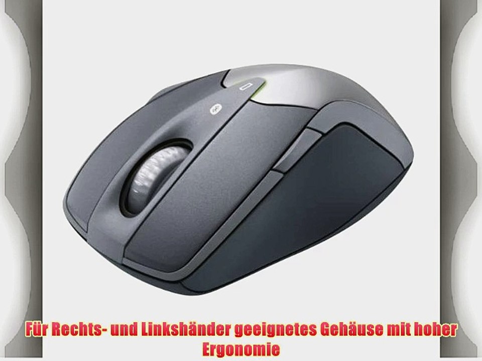 Microsoft Wireless Laser Mouse 8000 Grau/Aluminium (original Handelsverpackung)