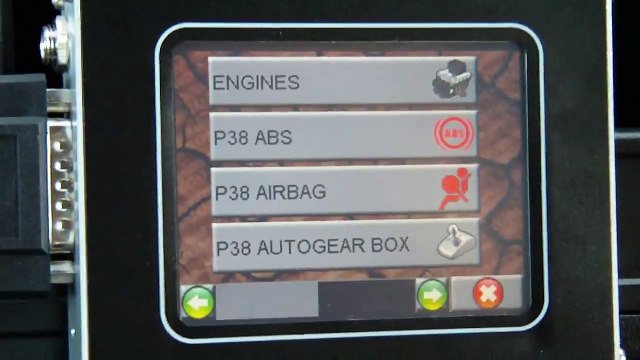 Nanocom Evolution Range Rover P38 Menu