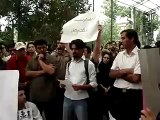 Azerbaijani-Rights Protesters Demand Khatami Apology (Tehran University)