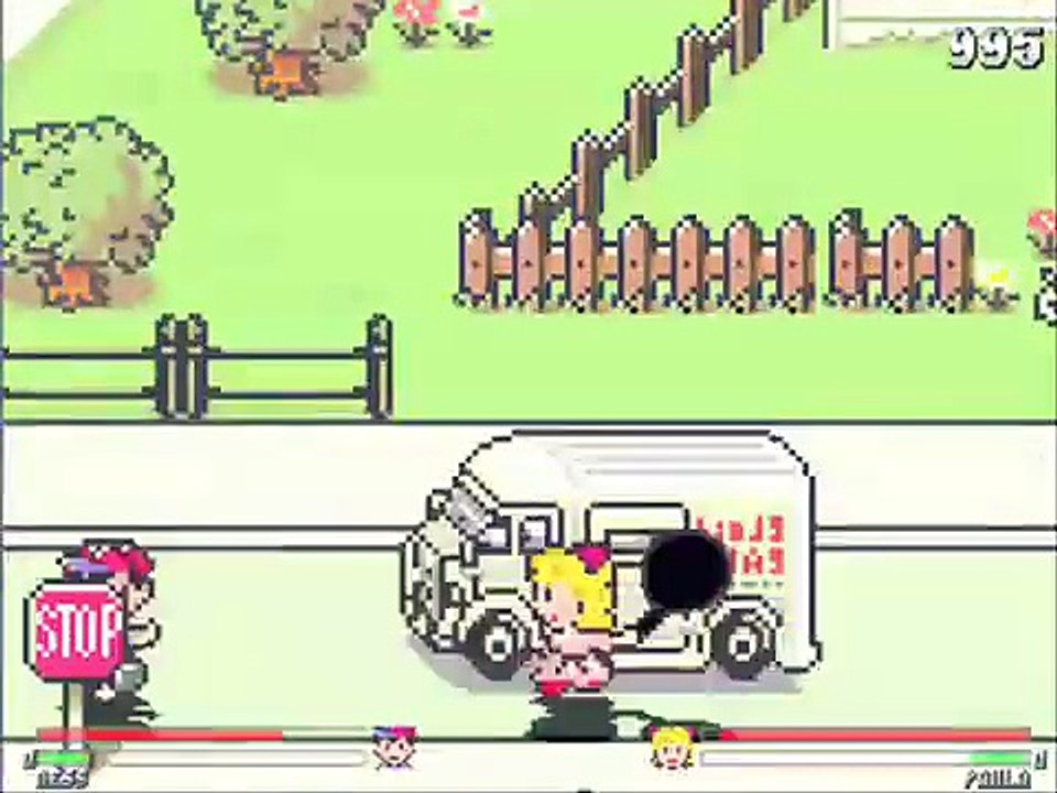 Earthbound MUGEN Match - Ness vs. Paula