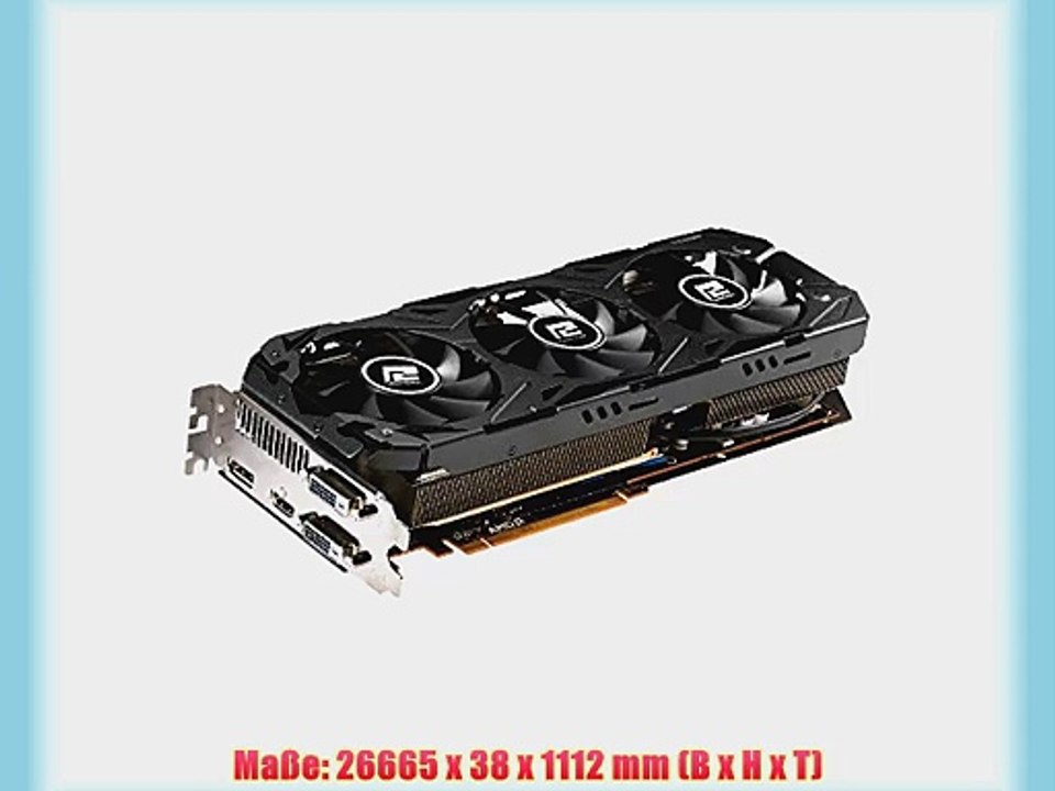 PowerColor Radeon R9 290X Grafikkarte NVIDIA (PCI-e 4GB GDDR5 Speicher HDMI 1 GPU)