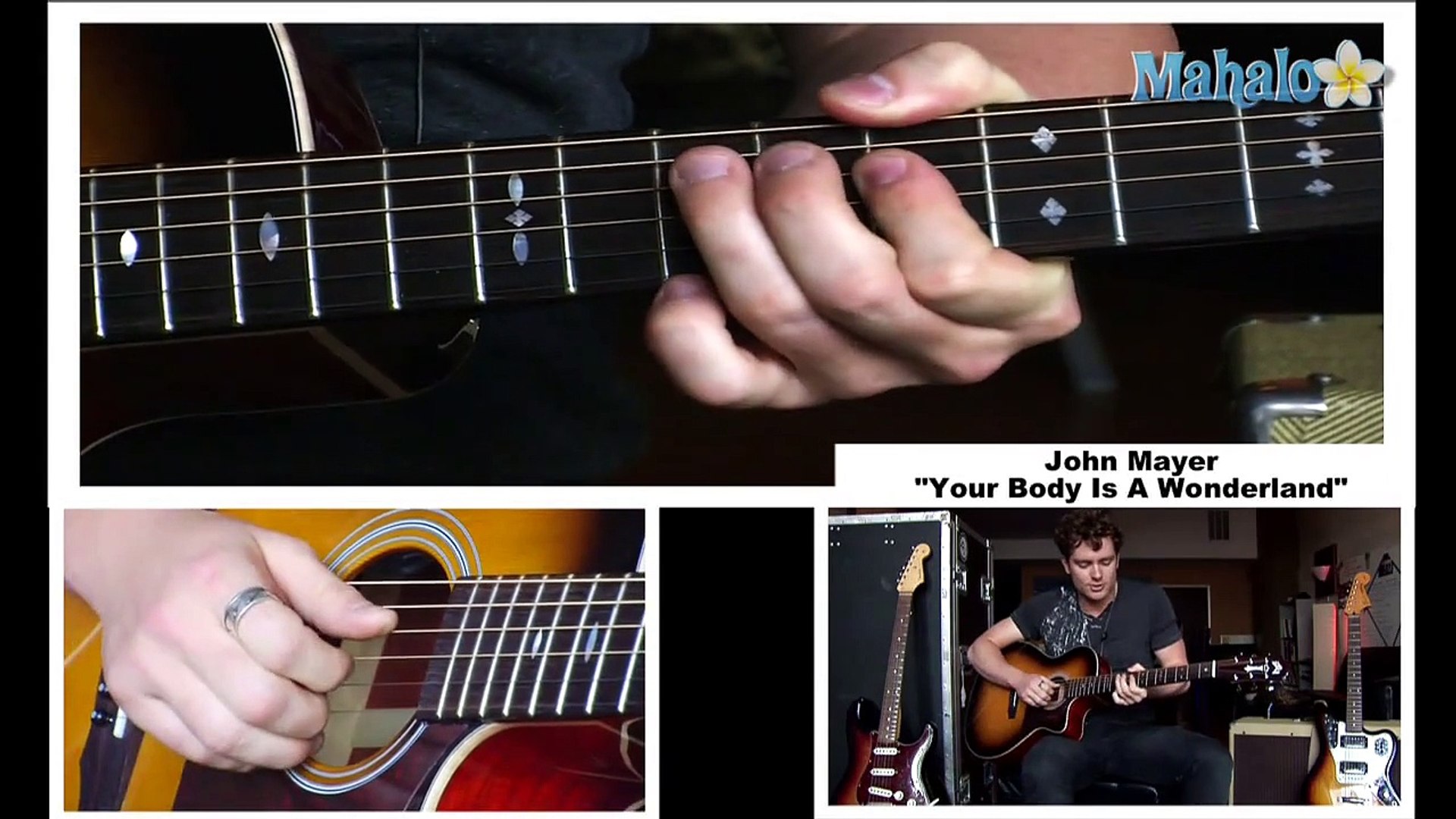 How To Play Your Body Is A Wonderland By John Mayer On Guitar - video  Dailymotion