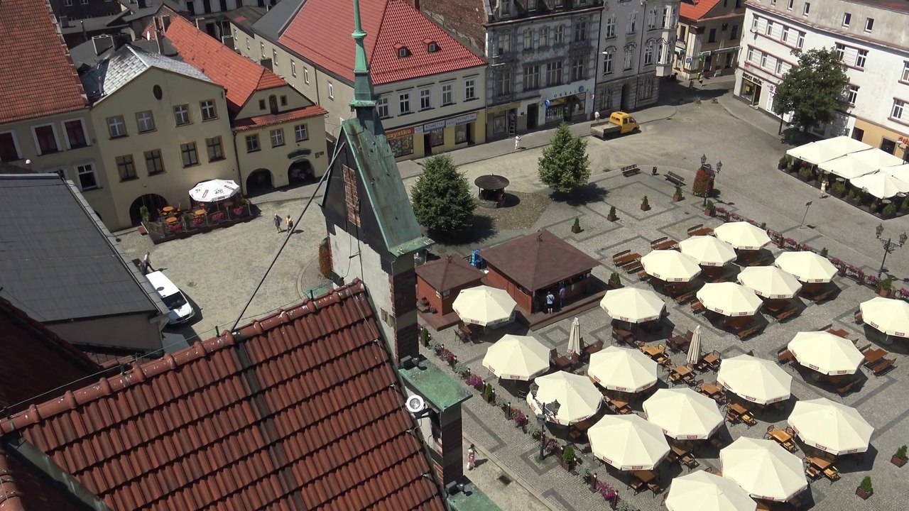 Tarnowskie Góry - widok z wieży ratusza
