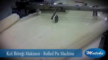 Kol böreği makinası, Kol böreği makinesi, Kol böreği üretimi - Mateks Makina