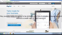 Tutorial-_How to_ create a paypal account without a credit card or bank account