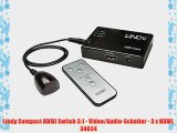 Lindy Compact HDMI Switch 3:1 - Video/Audio-Schalter - 3 x HDMI 38034