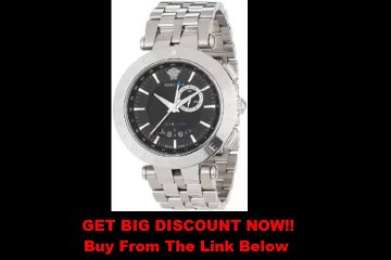 SPECIAL PRICE Versace Men's 29G99D009 S099 "V-Race" Stainless Steel Watch