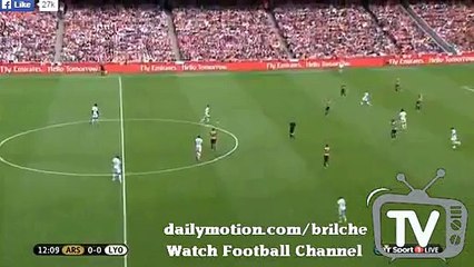 Corentin Tolisso Big Chance Arsenal vs Lyon 0-0 Emirates Cup 2015 HD