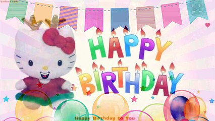 Happy Birthday Song Hello Kitty - Reindeer Ears | Children Songs Nursery Rhymes and Kids Songs
