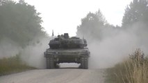 The Powerful German Leopard 2 Tank in Action - Danish Royal Army