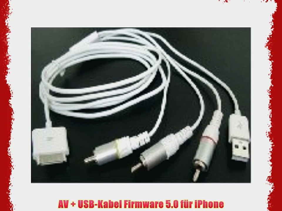 AV   USB-Kabel Firmware 5.0 f?r iPhone