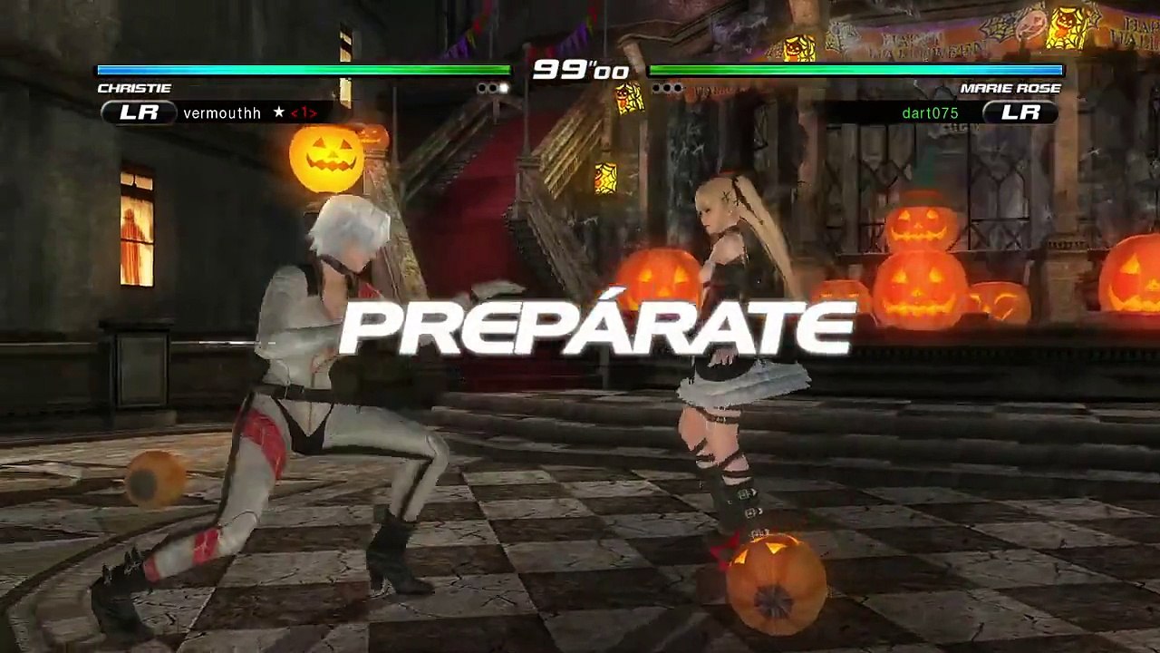Dead or Alive 5 Last Round Marie Rose vs Christie online mode - DoA