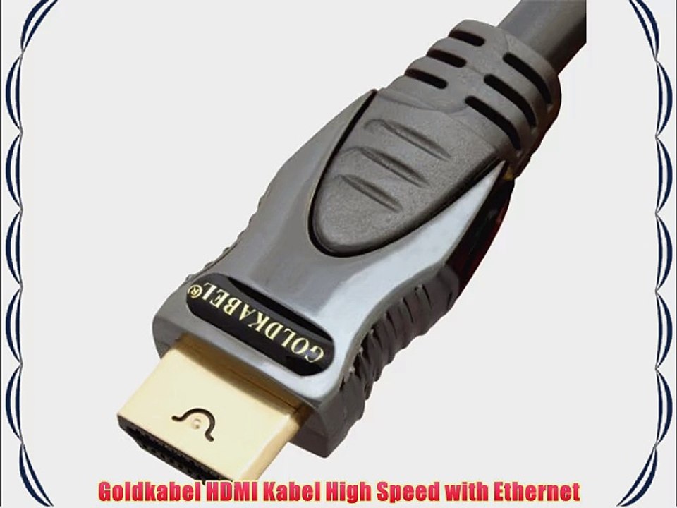 Goldkabel HDMI Kabel High Speed with Ethernet - 125m