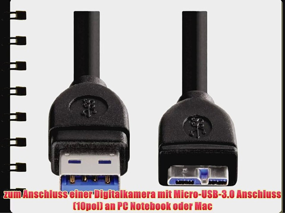 Hama Micro-USB-3.0 Kabel (18m) schwarz