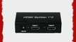 KanaaN HDMI Matrix 1x2 Splitter Switch Umschalter - 3D - FullHD 1080p   HDMI 1.3b
