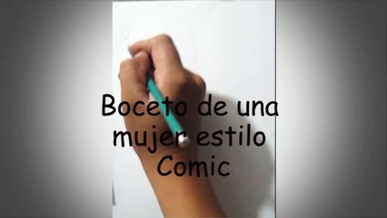 Dibujo Comic - Boceto cuerpo de mujer - Cartoonarte - Dibujo rapido, ejercicio, caricatura,anatomia