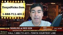 Miami Marlins vs. Boston Red Sox MLB Pick Betting Line Odds Prediction Preview 7-7-2015