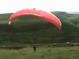 Paragliding 3 in the peaks, lean dean flying machine