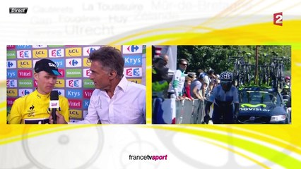 Chris Froome : "c'était vraiment difficile"