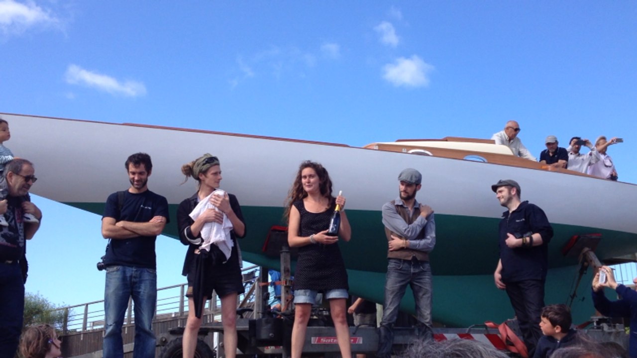 Mise à l'eau de trois nouveaux bateaux de Skol ar Mor