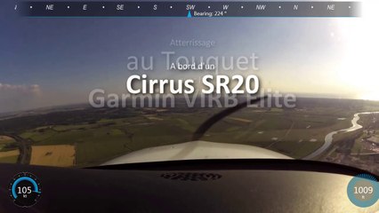 Atterrissage Le Touquet en Cirrus SR20