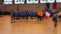 La Marseillaise par l'EDF Juniors Féminines