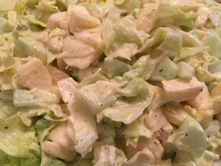 Lettuce, Apple & Cucumber Salad by Sehar Syed