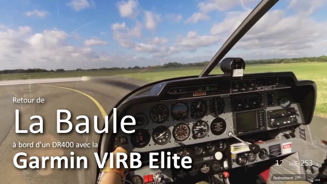 Robin DR400 décollage La Baule-Escoublac et atterrissage St-Cyr