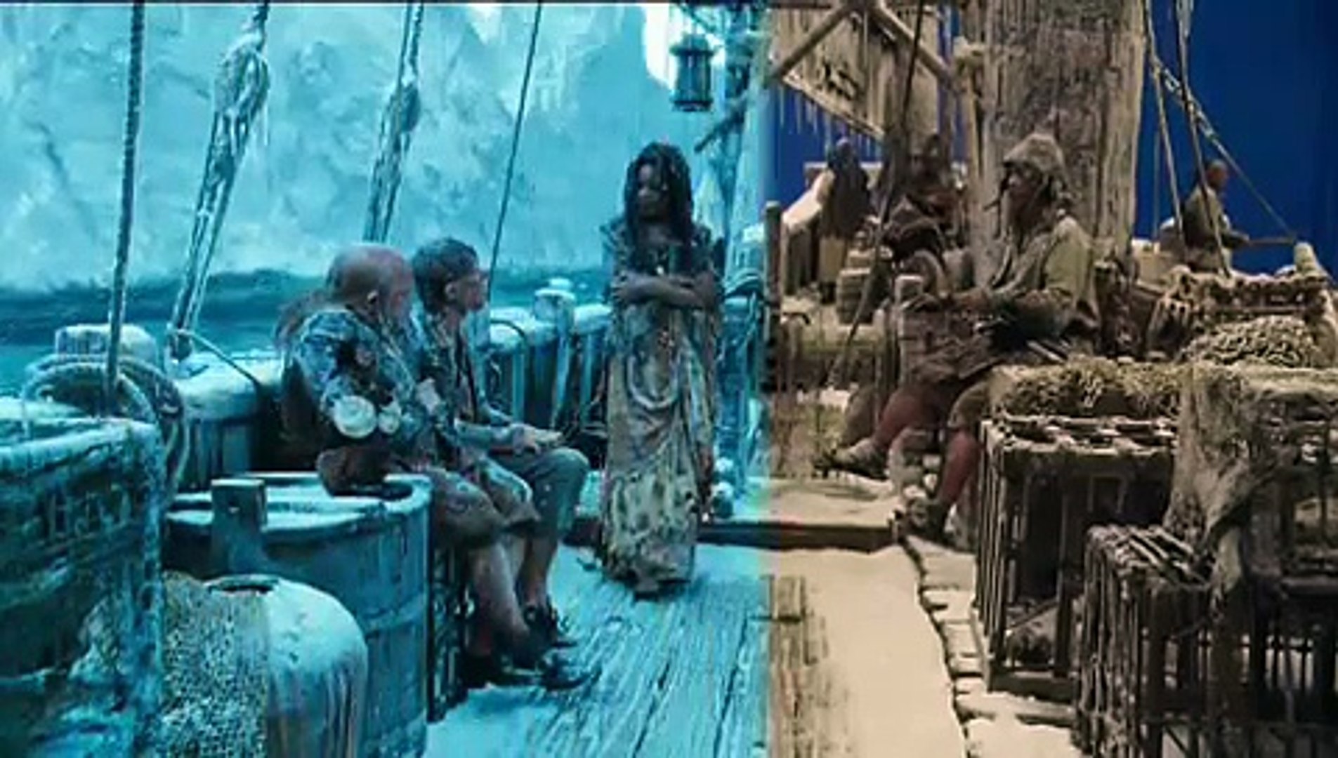 behind the scenes CGI work on Pirates of the Caribbean: At