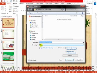 Ms Power point 2013 in urdu tutorials Publish For PDF & JPEG