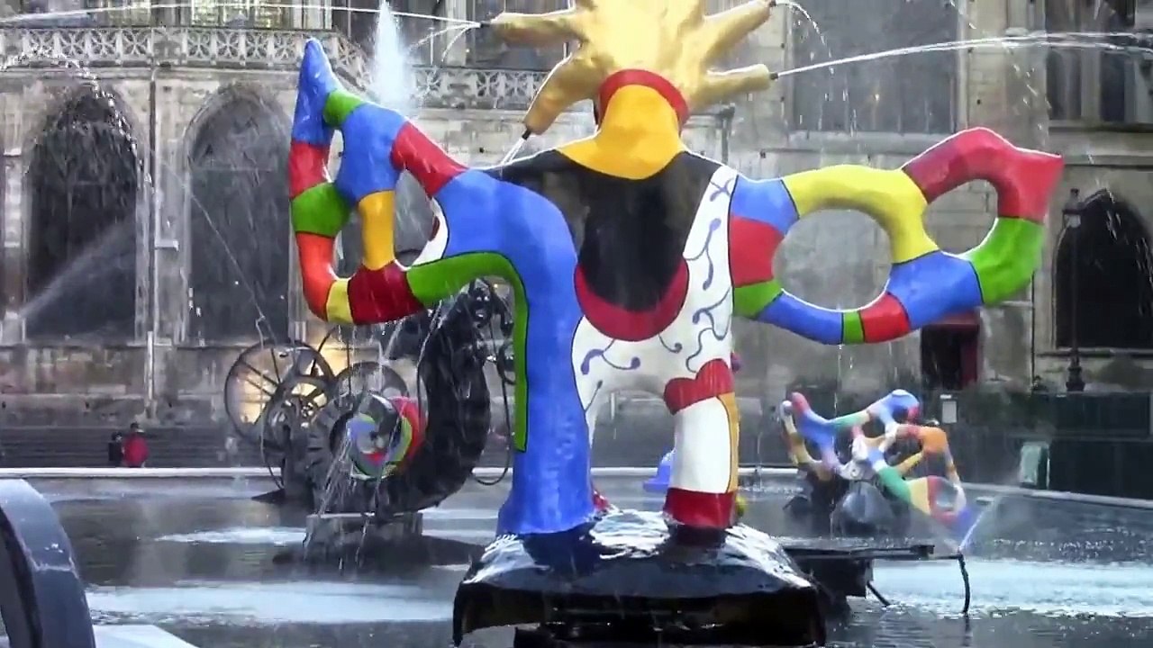 Fontaine Stravinsky - Paris - Fontaine des Automates - Centre Georges Pompidou - Kinetic fountain