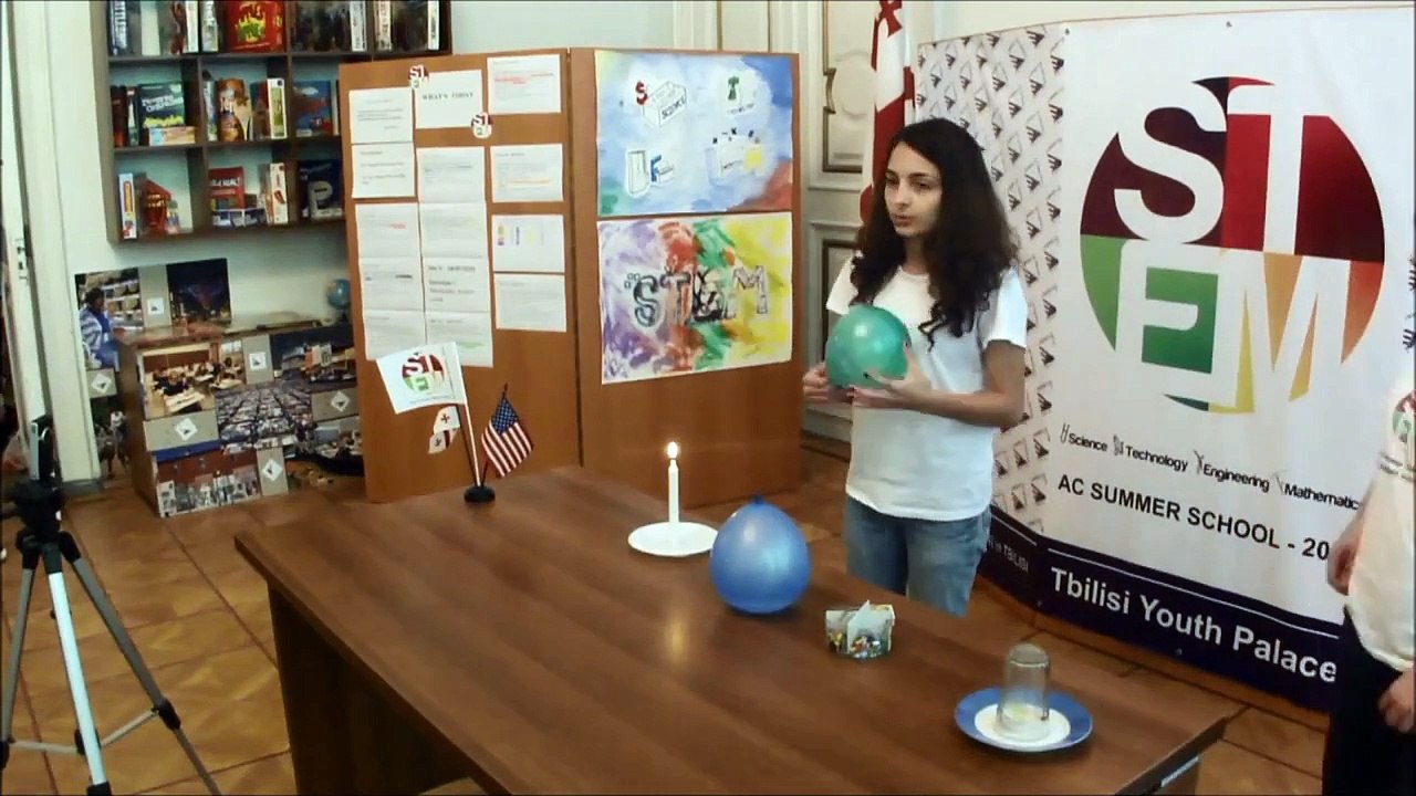 Experiments at American Corner Tbilisi Summer School-2015