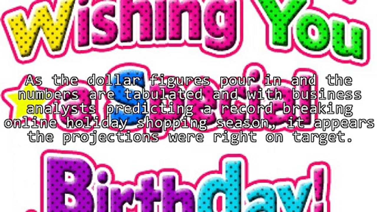 Online Holiday Shopping Sales Meet Record Breaking Expectations