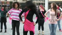 Flashmob ter ere van de internationale vrouwendag