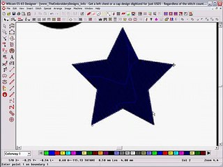 Wilcom Embroidery Digitizing tutorial - Input C